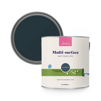 B&Q -  Sailboat Mixed To Order Multi-Surface Matt Emulsion 2.5L