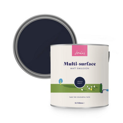 B&Q -  Joule Navy Mixed To Order Multi-Surface Matt Emulsion 2.5L