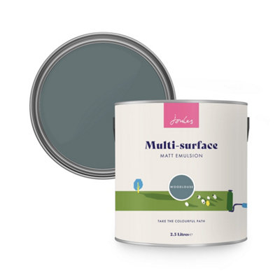 B&Q -  Woodlouse Mixed To Order Multi-Surface Matt Emulsion 2.5L