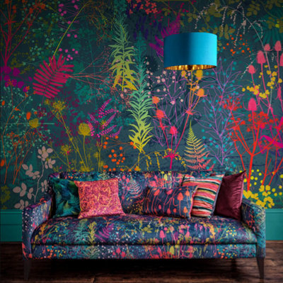 Clarissa Hulse Serendipity Rainbow Fixed Size Mural from B&Q