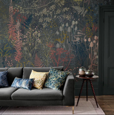 Clarissa Hulse Serendipity Clay Fixed Size Mural from B&Q