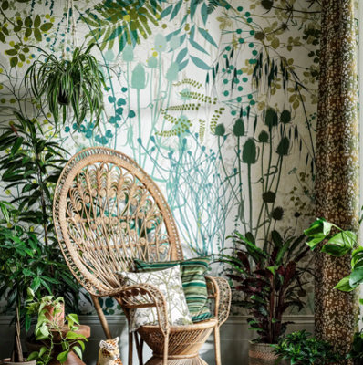 Clarissa Hulse Serendipity Greenhouse Fixed Size Mural from B&Q