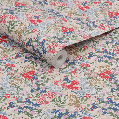 Joules Sanders Ditsy Floral Creme Wallpaper