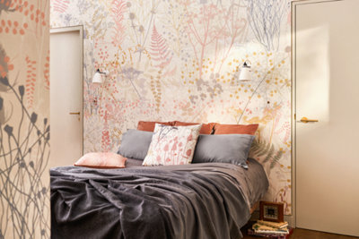 Clarissa Hulse Serendipity Soft Stone Fixed Size Mural from B&Q