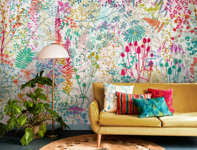 Clarissa Hulse Serendipity Kaleidoscope Fixed Size Mural from B&Q