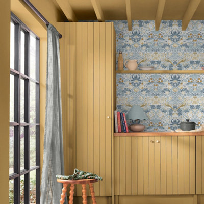 William Morris At Home Lawn Daisy Eggshell 1L Interior Wood & Metal Paint from B&Q