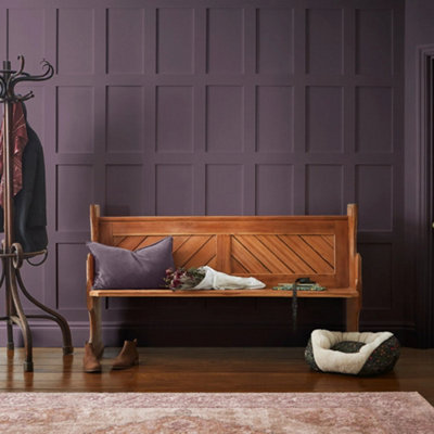 William Morris At Home Winter Purple Eggshell 1L Interior Wood & Metal Paint from B&Q