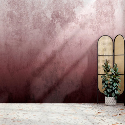 Superfresco Easy Ombre Pink Print To Order Fixed Size Mural from B&Q