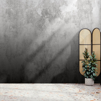 Superfresco Easy Ombre Mono Print To Order Fixed Size Mural from B&Q