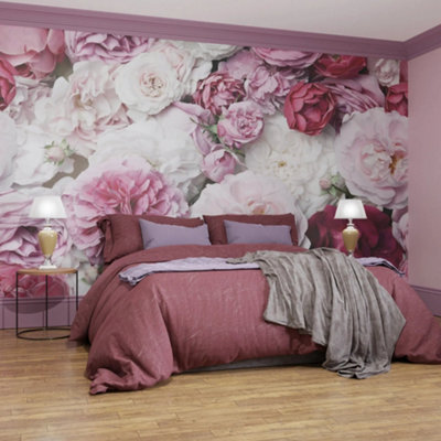 B&Q -  Blush Bouquet  Print To Order Fixed Size Mural