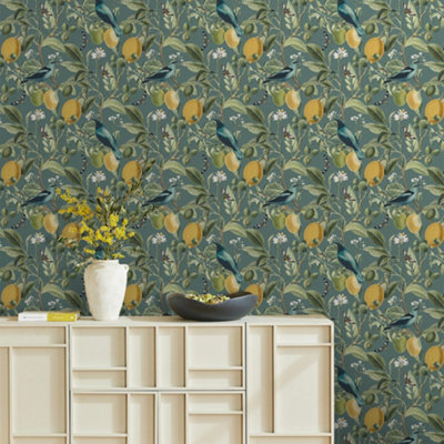 Next Fruit Tree Dusk Wallpaper from B&Q