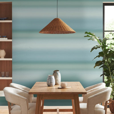 Next Ocean Ombre Soft Blues Wallpaper from B&Q