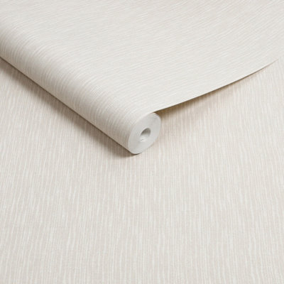 Next Grasscloth Warm Neutral Wallpaper from B&Q