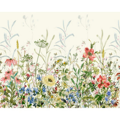 Laura Ashley Poppy Meadow Print In A White Frame40 X 50Cm from B&Q