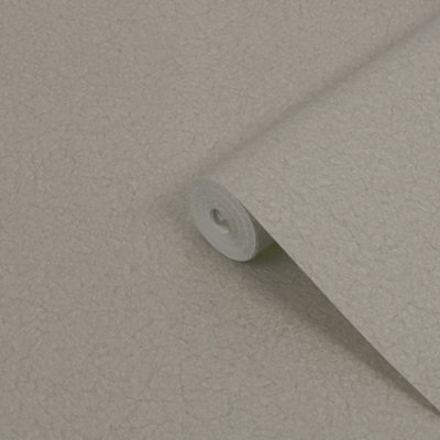 Boutique Echo Texture Pewter Wallpaper from B&Q