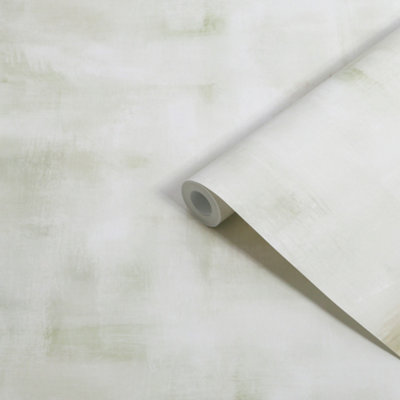 Superfresco Easy Green Abstract Contemporary Smooth Wallpaper from B&Q