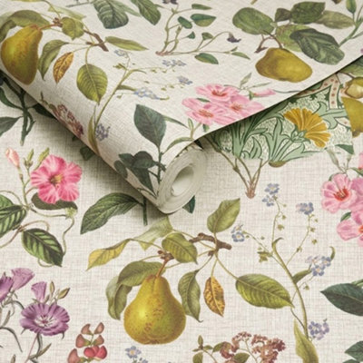 B&Q -  Ophelia Multi Wallpaper