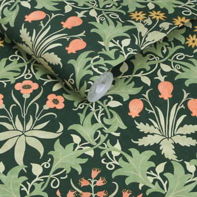 William Morris At Home Celandine Forest Wallpaper