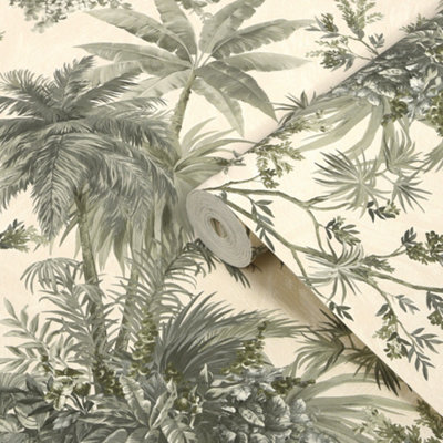 Boutique Bali Forest Wallpaper from B&Q