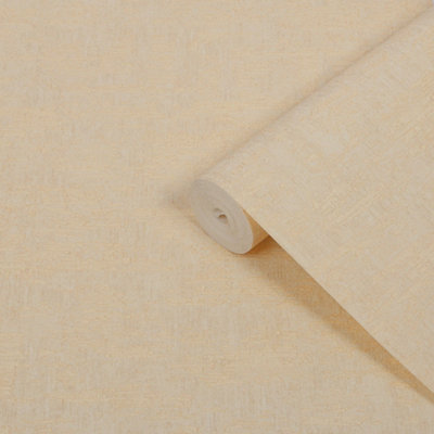 Boutique Luzon Gold Patterned Wallpaper from B&Q