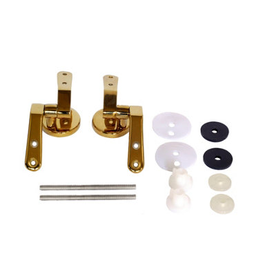 Fluidmaster 12 Piece Toilet Seat Hinges from B&Q