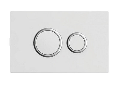 FixTheBog Fluidmaster Pneumatic Flush Plate White 264X164mm 1000Z-031-P1 from B&Q
