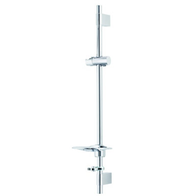 Deva Universal Adjustable Shower Riser Rail Replacement Chrome FinishSpe14 from B&Q