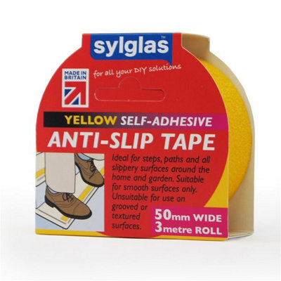 Sylglas Asty Anti-Slip Tape 50Mm X 3M - Yellow 5011768200415 - Image 8