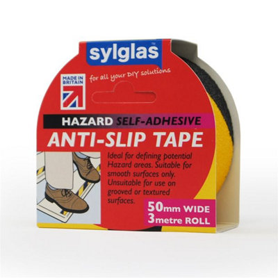 Sylglas Black/Yellow 8620045 Anti-Slip Tape 50Mm X 3M & Hazard - Image 8