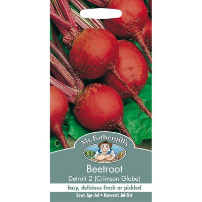 Mr Fothergills Mr. Fothergills Beetroot Detroit 2 Crimson Globe Seeds from B&Q