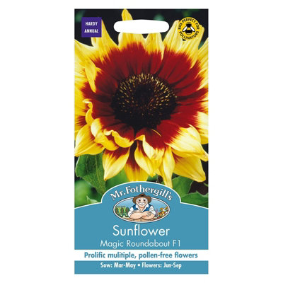 Mr Fothergills Mr. Fothergills Sunflower Magic Roundabout F1 Seeds from B&Q