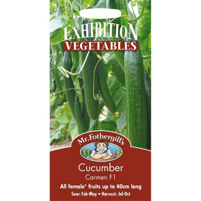 Mr. Fothergills Cucumber Carmen F1 Seeds from B&Q