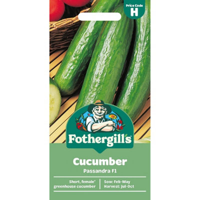 Mr Fothergills Fothergills Premium Cucumber SeedsPassandra F1 from B&Q