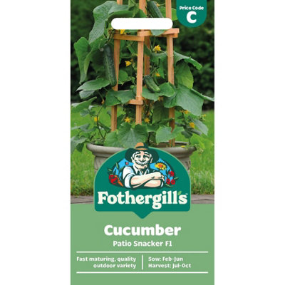 Mr Fothergills Fothergills Premium Cucumber SeedsPatio Snacker F1 from B&Q