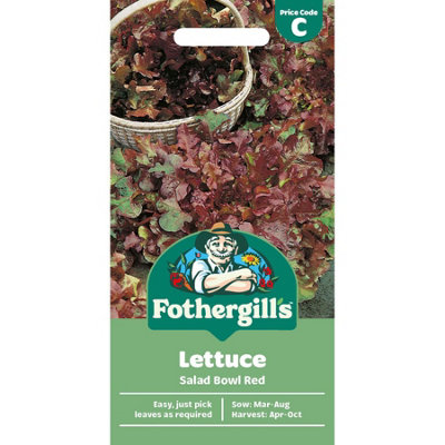Mr Fothergills Mr. Fothergills Lettuce SeedsSalad Bowl Red from B&Q