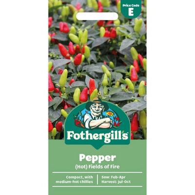 Mr Fothergills Mr. Fothergills Pepper Seeds(Hot) Fields Of Fire from B&Q