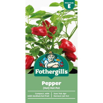 Mr Fothergills Mr. Fothergills Pepper Seeds(Hot) Hot Pot from B&Q