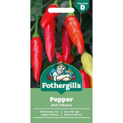 Mr Fothergills Mr. Fothergills Pepper Seeds (Hot) Tabasco from B&Q