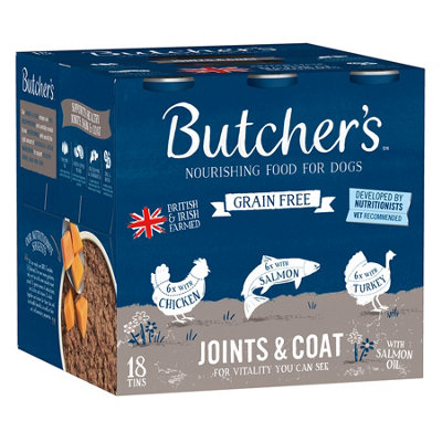 Pack Of 18 Butcher's Joints & Coat Dog Food Cans 390G from B&Q