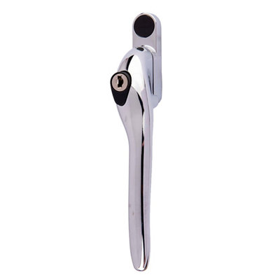 Yale Polished Chrome Effect Zinc Alloy Right-Handed Window Handle (L)167mm from B&Q