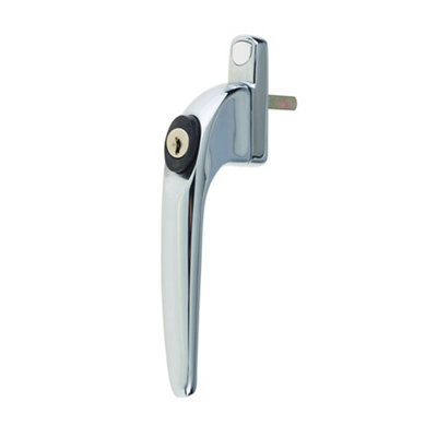 Yale Polished Chrome Effect Zinc Alloy Window Lock from B&Q