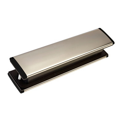 Yale Chrome Effect Metal Letter Plate (T)40mm75mm from B&Q