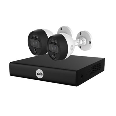 Yale 2 Camera 1080p HD CCTV Kit - White - Smart Motion Detection - Wired - Indoor/Outdoor - Image 4