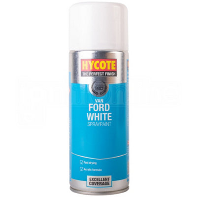 Hycote Van Ford White Fast Drying Acrylic Formula 400Ml from B&Q