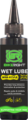 Bike Lube Wet With Ptfe Water Repellent Prevents Rust Corrosion Bike Right 125Ml from B&Q