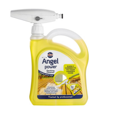 Nilco Angel PowerGarden Decking Cleaner & Foam Gun 2L Treatment 2 Litres from B&Q