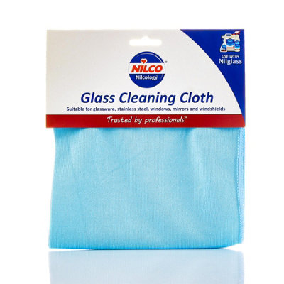 Nilco Glass Cleaning Cloth For Glassware Stainless Steel Windows Mirrors from B&Q