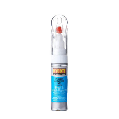 Hycote Colour Touch Up Brush Paint Xcpe703 Peugeot Aluminium (Metallic) 12.5Ml