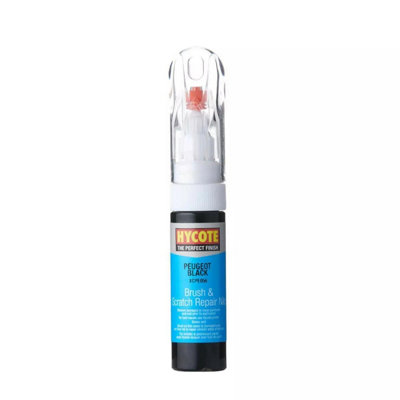 Hycote Colour Touch Up Brush Paint Xcpe056 Peugeot Black 12.5Ml from B&Q