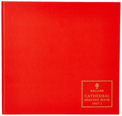 William Collins Collins Debden Ltd 061306 150 Series Cathedral Analysis Book 7 Cash Columns 297 X 315 mm 96 Pages from B&Q
